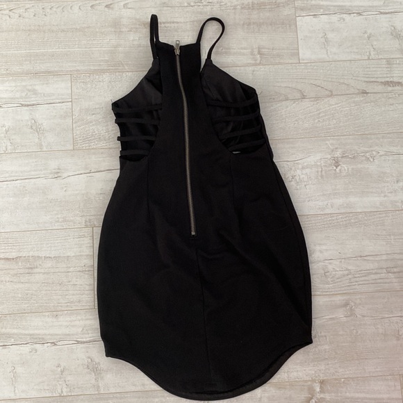 Black Mini Dress - Picture 3 of 4